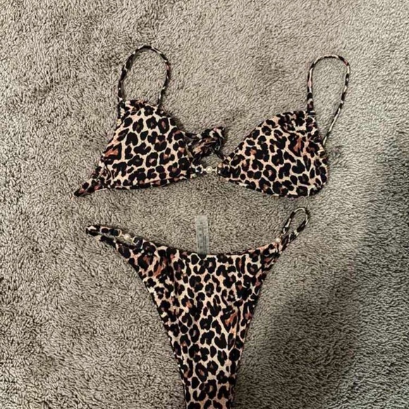 Leopard Print Bikini Set - Picture 2 of 2